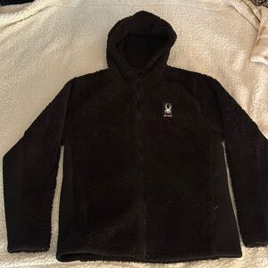 Spyder shaggy full-zip hooded jacket